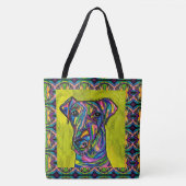 Andalusische Terriër Liefde BG Canvas tas (Voorkant)