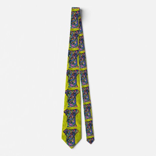 Andalusische Terriër Stropdas (Voorkant)