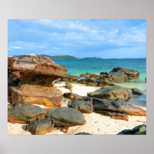 Andaman Zee kust bij Phuket Poster (Voorkant)