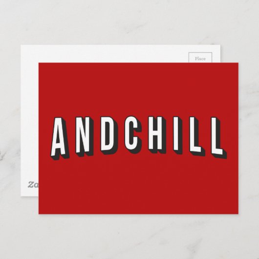 ANDCHILL BRIEFKAART (Voorkant / Achterkant)