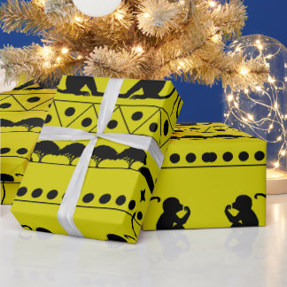 Andean Amazon Gift Wrap – Ecuadorian Tribal Patter Cadeaupapier