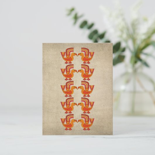 Andean Bird Briefkaart (Staand voorkant)