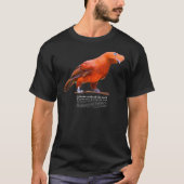 Andean cock-of-the-rock bird on the rocks Classic  T-shirt (Voorkant)
