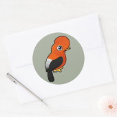 Andean Cock-of-the-rock Ronde Sticker (Envelop)
