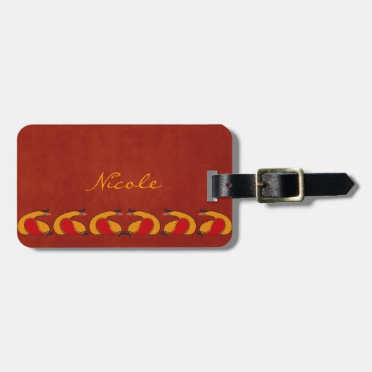 Andean Lazy Bird Bagagelabel (Voorkant horizontaal)