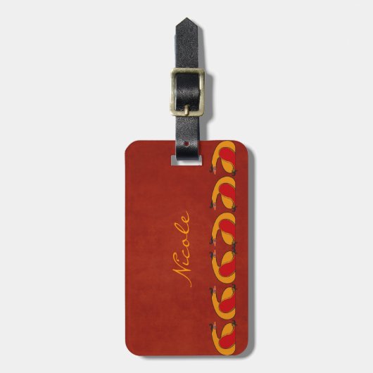 Andean Lazy Bird Bagagelabel (Voorkant verticaal)