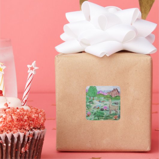 Andean Mountains Sticker (Feest)