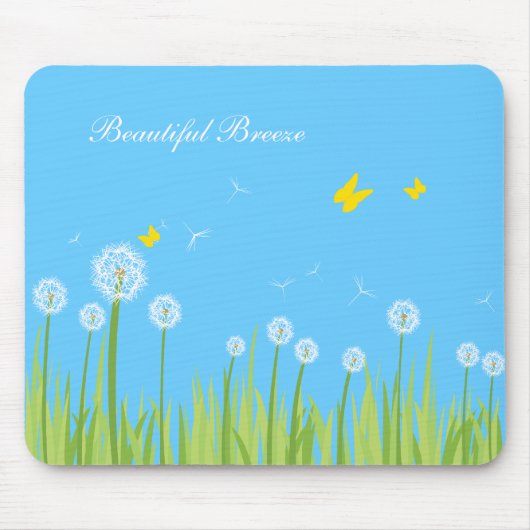 andelions, mooie bries muismat (Voorkant)