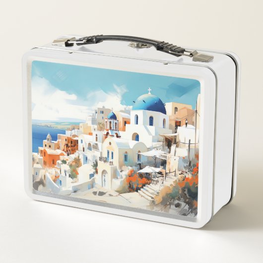 Ander afbeelding met Santorini Griekenland (Achterkant)