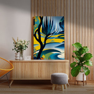 Ander bos canvas afdruk