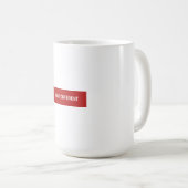 Ander Gebouwd Rode Box Logo Mok (Voorkant rechts)