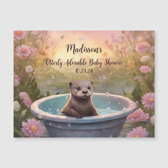 Ander Schattig Baby showers magneet (Voorkant)