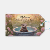 Ander Schattig Baby showers magneet Cadeaulabel (Voorkant (Horizontaal))