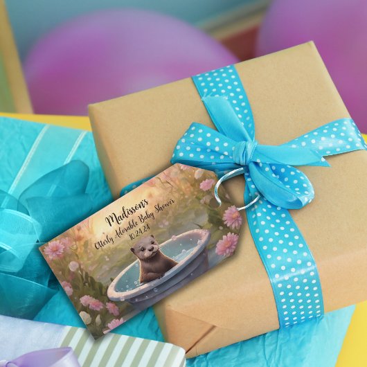 Ander Schattig Baby showers magneet Cadeaulabel