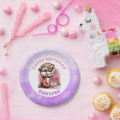 Ander thema meisje verjaardagsfeest papieren bordje (Feest)