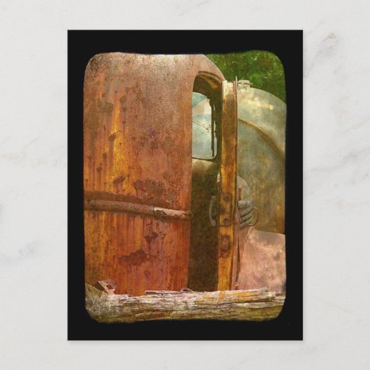 Ander Uitzicht oude vrachtwagen verlaten in Iowa Briefkaart (Voorkant)