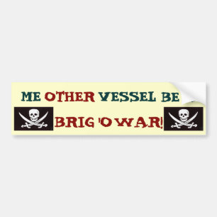 ander vaartuig, Pirate 2.0 Bumpersticker