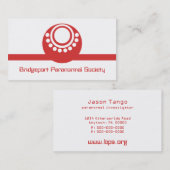 Ander Visitekaartje, rood Visitekaartje (Voorkant / Achterkant)