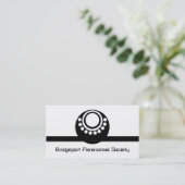 Ander Visitekaartje, zwart Visitekaartje (Staand voorkant)