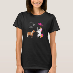 Andere 18-jarige moeders Unicorn 18e verjaardag T-shirt