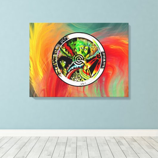 Andere afmetingen canvas afdruk (Insitu (Houten vloer))