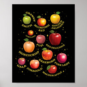 Andere appelrassen Appelvarianten Appeltaart Poster
