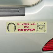 Andere auto bumpersticker (Op auto)