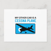 Andere auto is Cessna Briefkaart (Voorkant)