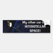Andere auto is in INTERSTELLAR RUIMTE! Bumperstick Bumpersticker (Voorkant)