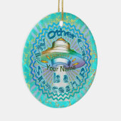 Andere Auto Ruimteschip aangepaste naam Ornament (Rechts)