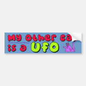 Andere auto-uFO Bumpersticker (Voorkant)