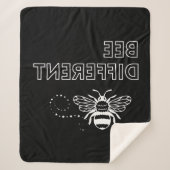 Andere bijen sherpa deken (Voorkant)