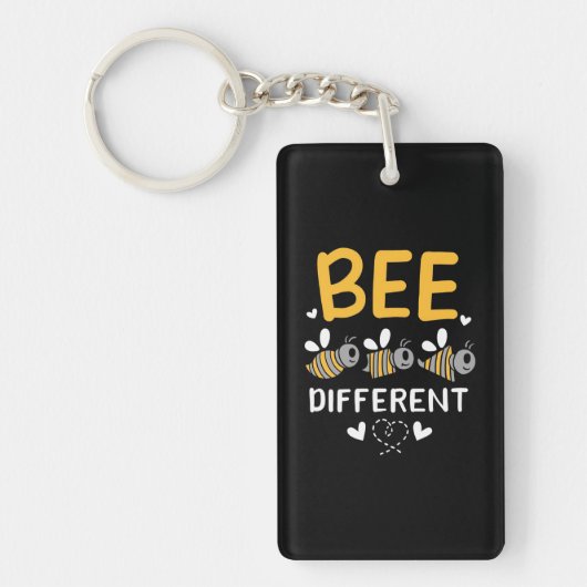 Andere bijen sleutelhanger (Voorkant)