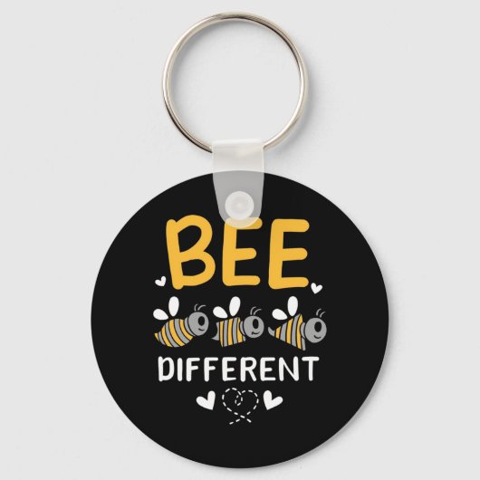 Andere bijen sleutelhanger (Voorkant)
