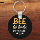 Andere bijen sleutelhanger (Voorkant)
