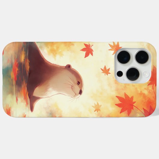 Andere blik onder vallende bladeren Case-Mate iPhone case (Achterkant (horizontaal))