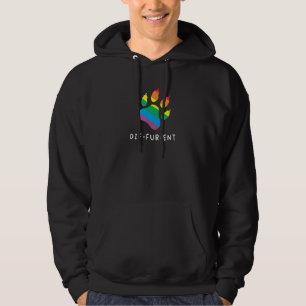 Andere bont gay pride LGBTQ regenboogvlag Hoodie