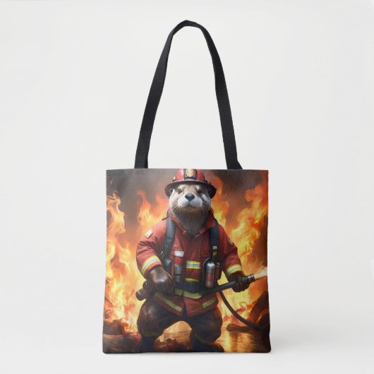 andere brandweerman, tote bag (Voorkant)