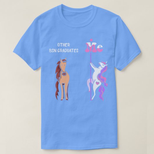 Andere BSN afgestudeerden ME T-shirt Unicorn BSN A (Design voorkant)