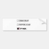 Andere Bumpersticker (Voorkant)