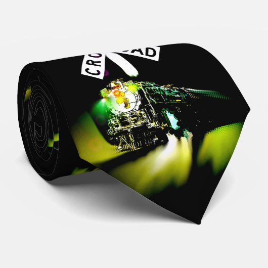 Andere Design van spoorwegen Stropdas (Opgerold)