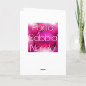 Andere deur - Kerstkrans nieuw adres kaart (Achterkant)