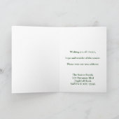 Andere deur - Kerstkrans nieuw adres kaart (Binnen)