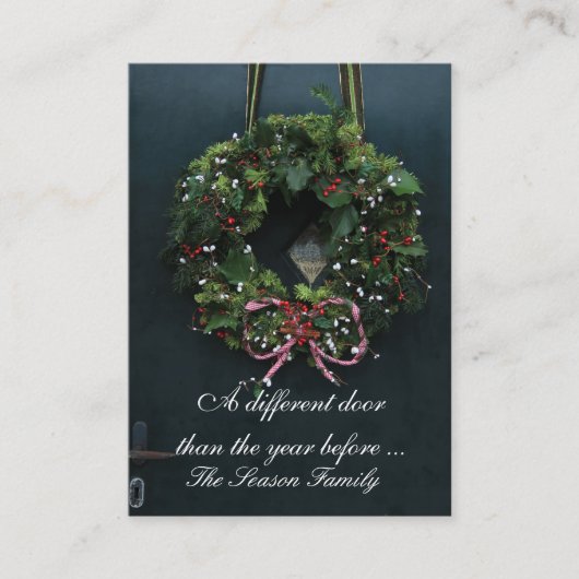 Andere deur nieuw adres informatiekaartje (Voorkant)