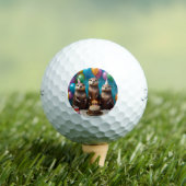 andere drieling verjaardagsfeestje, golfballen (Insitu Shirt)