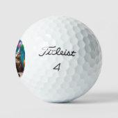 andere drieling verjaardagsfeestje, golfballen (Logo)