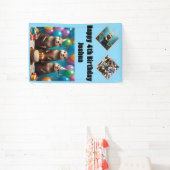 andere drieling verjaardagsfeestje, spandoek (Insitu)