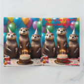 Andere drielingen zijn dol op je verjaardagsfeestj kaart (Binnen)