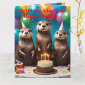 Andere drielingen zijn dol op je verjaardagsfeestj kaart (Gele Bloem)