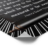 Andere Drommelaar Citaat Thoreau Serie 1 Poster (Hoek)